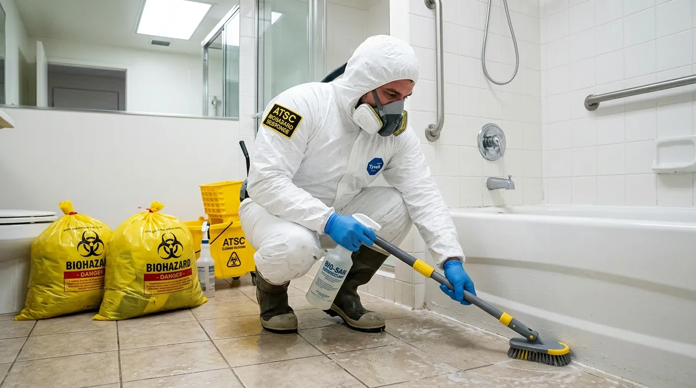 Decontamination equipment deployed for Blood Cleanup in Conshohocken